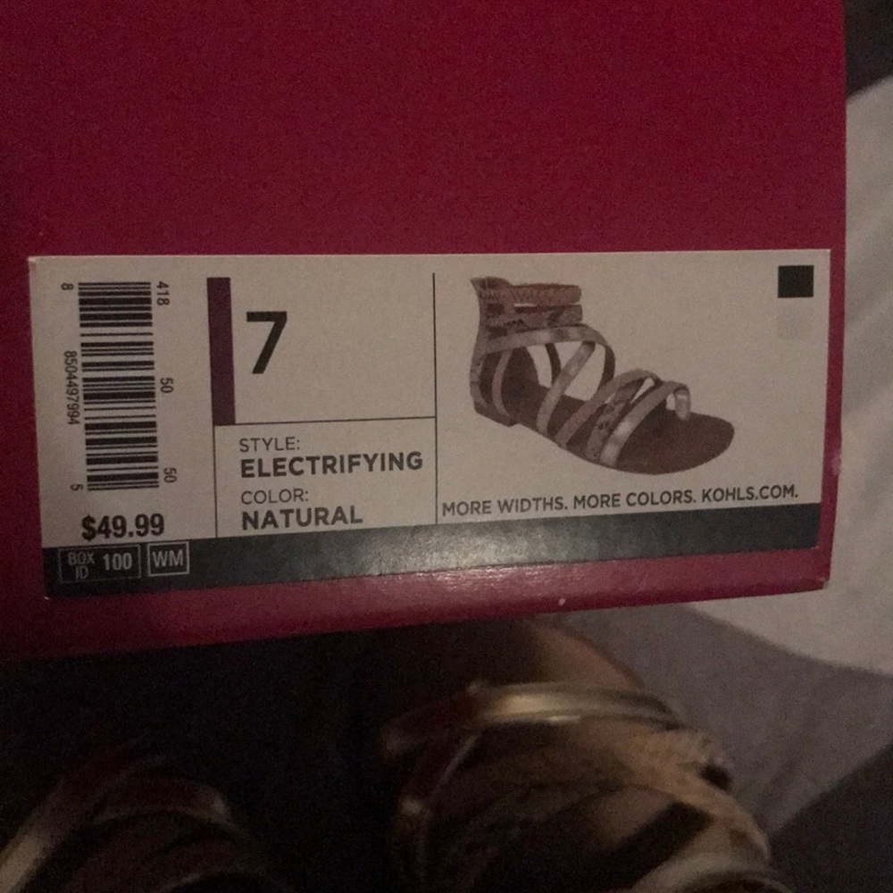 So Gladiator Sandals with Original Box - Picture 7 of 8